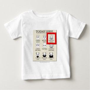 Heute glaube ich chaotisches gutes baby t-shirt