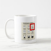 Heute glaube ich chaotisches gutes kaffeetasse (Links)