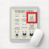 Heute glaube ich chaotisches gutes mousepad (Mit Mouse)