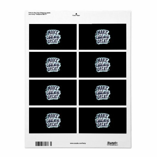 Heute großartig machen (Vorne)