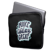 Heute großartig machen laptopschutzhülle (Vorderseite Links)