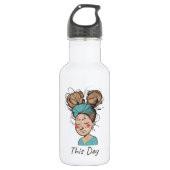 Heute | Habe eine harte Zeit Edelstahlflasche (Vorderseite)