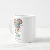 Heute | Habe eine harte Zeit Kaffeetasse (Vorderseite Links)