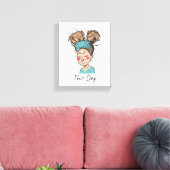 Heute | Habe eine harte Zeit Leinwanddruck (Insitu (Wohnzimmer))