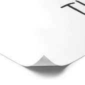 Heute | Habe eine harte Zeit Poster (Ecke)