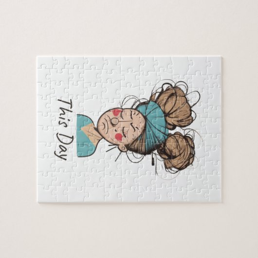 Heute | Habe eine harte Zeit Puzzle (Horizontal)