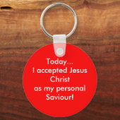 Heute habe ich außergewöhnlich Jesus! Schlüsselanhänger (Vorderseite)