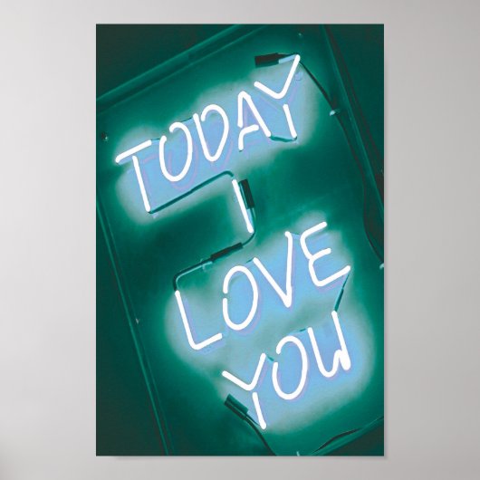 Heute habe ich Sie Liebe Poster (Vorne)