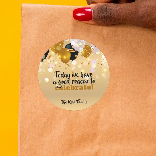 Heute haben wir einen guten Grund, die Moderne zu Runder Aufkleber