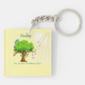 Heute haben wir unsere Probleme kostenlos Set Schlüsselanhänger (Rückseite)