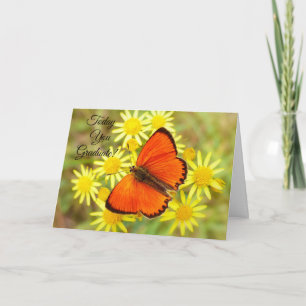 Heute hast du den Schmetterling studiert Karte