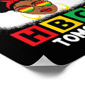 Heute Hbcu Morgen Früher Schwarz C Poster (Ecke)
