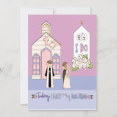 Heute heirate ich meinen besten Freund Einladung (Vorderseite)