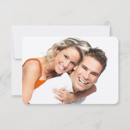 Heute heirate ich meinen Freund Wedding RSVP (Rückseite)