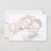 Heute heirate ich meinen Freund Wedding RSVP (Vorderseite)