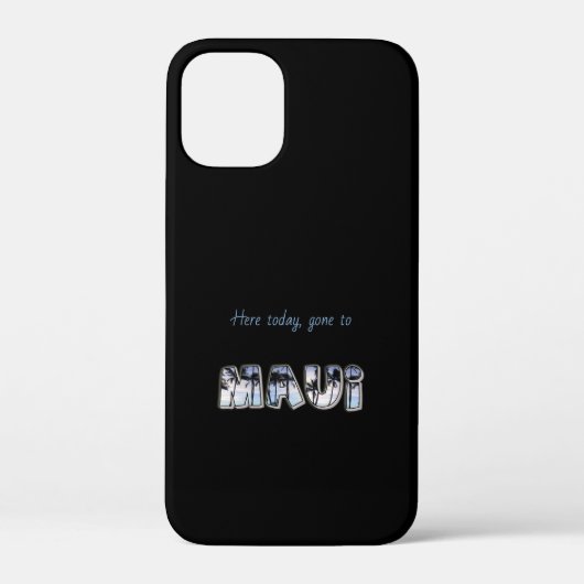 Heute hier, gegangen zu Maui Case-Mate iPhone Case (Rückseite)