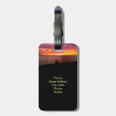 Heute hier, nach Maui gegangen Gepäckanhänger (Rückseite vertikal)