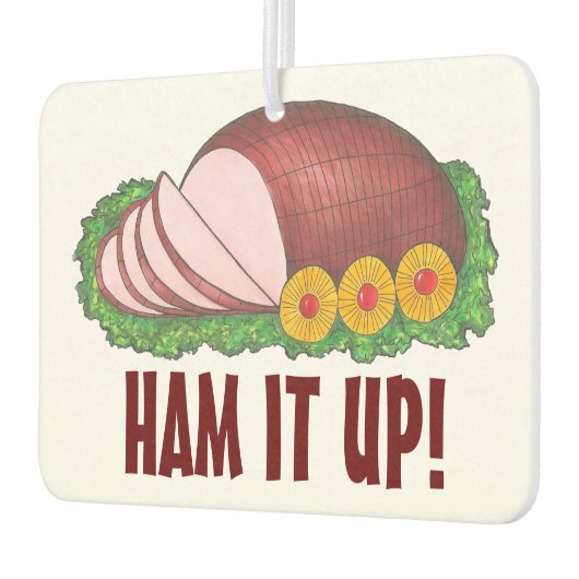 HEUTE! Holiday Ham Birthday Weihnachten Autolufterfrischer (Links)