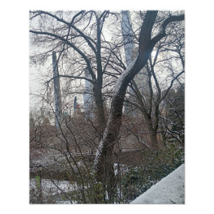 Heute im Central Park in New York City Fotodruck