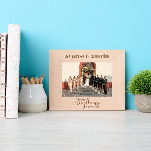 Heute ist alles möglich geätzte rahmen