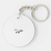 Heute ist alles möglich | Monogramm Personalisiert Schlüsselanhänger (Rückseite)