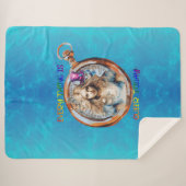 Heute ist alles Que - Alice im Wunderland Sherpadecke (Vorderseite (Horizontal))