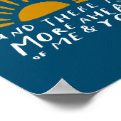 Heute ist brandneu - Positive Sonne fördern Poster (Ecke)