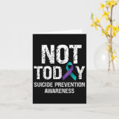 Heute ist das Bewusstsein für Suizidprävention nic Karte (Gelbe Blume)