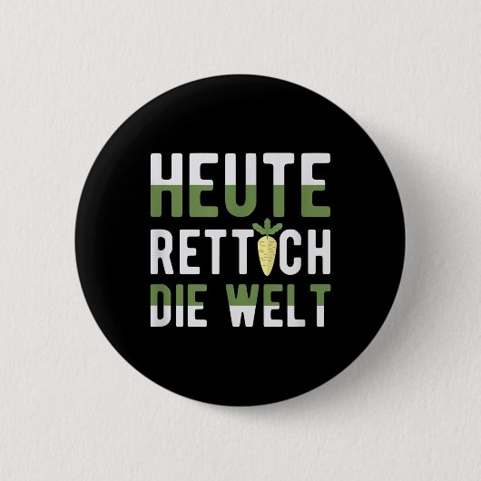 Heute ist das Weltklima ein Thema Button (Vorderseite)