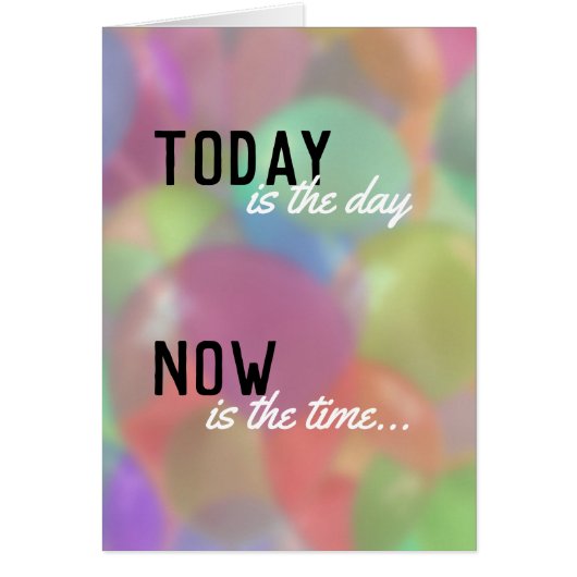 Heute ist der Tag (Vorne)