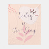 Heute ist der Tag Fleecedecke (Vorderseite)