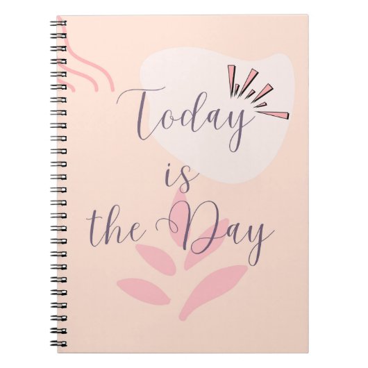 Heute ist der Tag Notizblock (Vorderseite)