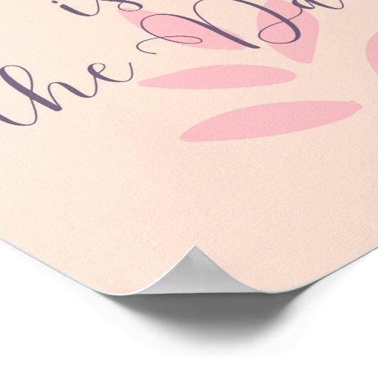 Heute ist der Tag Poster (Ecke)