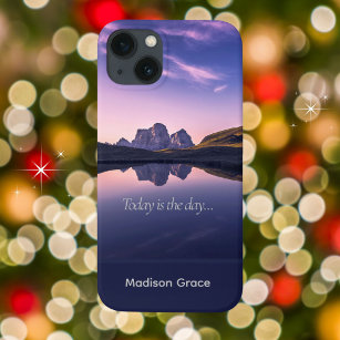Heute ist der Tag, Serene Mountain Lake Case-Mate iPhone Hülle