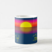 Heute ist der Tag Sunrise-Affirmation Kaffeetasse (Mittel)