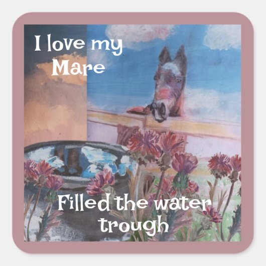 Heute ist die Jamie Square Sticker gefüllt (Vorderseite)