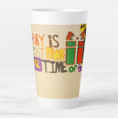 Heute ist die phantastischste Zeit des Jahres Milchtasse (Vorderseite)