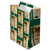 Heute ist die phantastischste Zeit des Jahres Mittlere Geschenktüte (Vorderseite Schrägansicht)