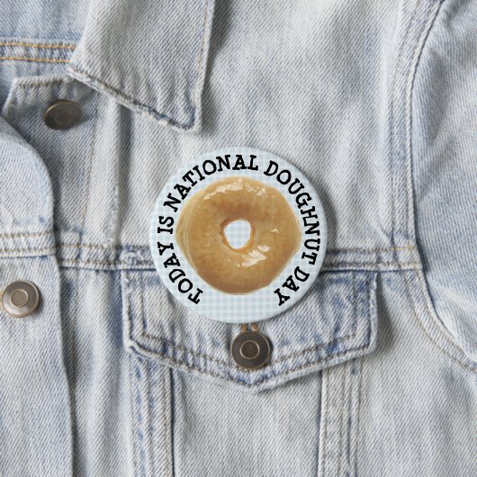 Heute ist die Schaltfläche "National Doughnut Day" Button (Beispiel)