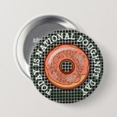 Heute ist die Schaltfläche "National Doughnut Day" Button (Vorne & Hinten)