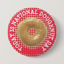 Heute ist die Schaltfläche "National Doughnut Day" Button