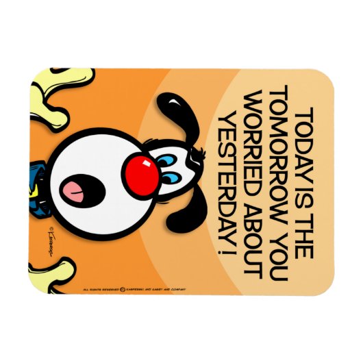 Heute ist die Zukunft Magnet (Horizontal)