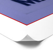 Heute ist ein anderer Tag~Make it safe! Vintage Si Poster (Ecke)