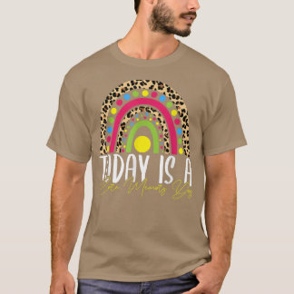 Heute ist ein Core Memory Day Leopard Boho Regenbo T-Shirt