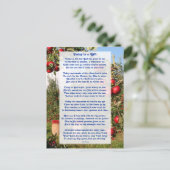 "Heute ist ein Geschenk" Motivierend Christliches  Postkarte (Stehend Vorderseite)