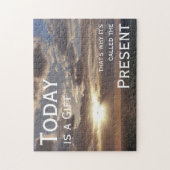Heute ist ein Geschenk Strand Landschaft Puzzle (Vertikal)