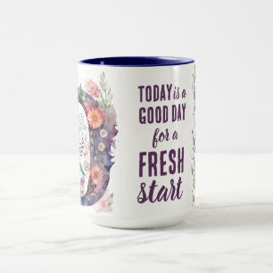 Heute ist ein guter Tag, frischer Start Motivation Tasse