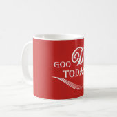 Heute ist ein guter Tag Kaffeetasse (Vorderseite Links)