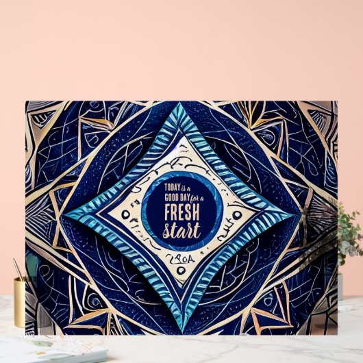 Heute ist ein guter Tag Motivierend Start Acrylschild (Hochzeit)