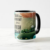 Heute ist ein guter Tag Motivierend Start Tasse (VorderseiteRechts)